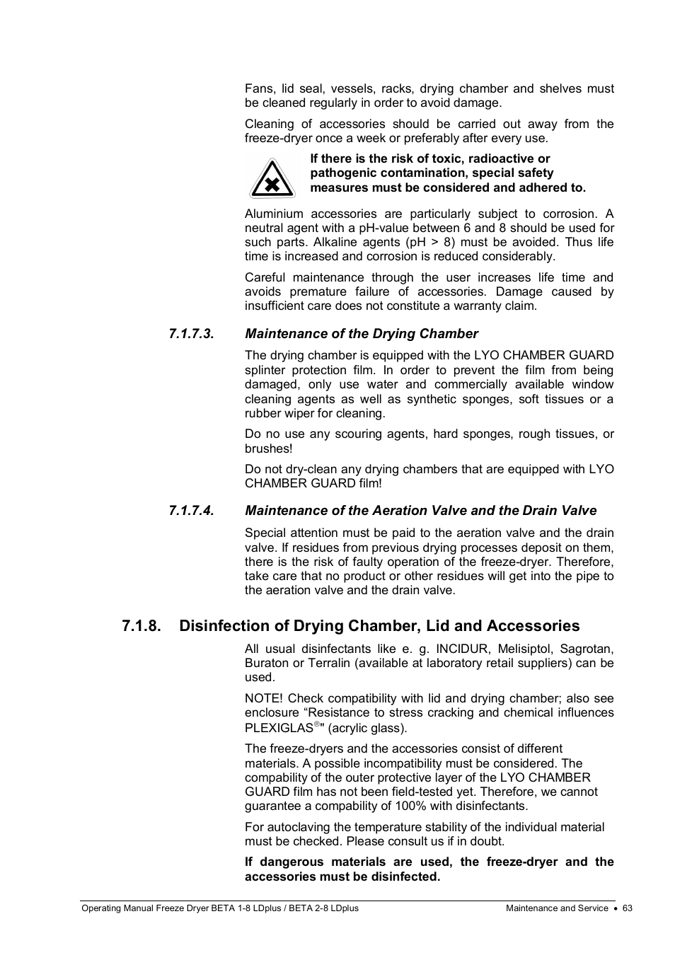 Martin Christ Beta 2-8 LDplus User Manual | Page 63 / 89