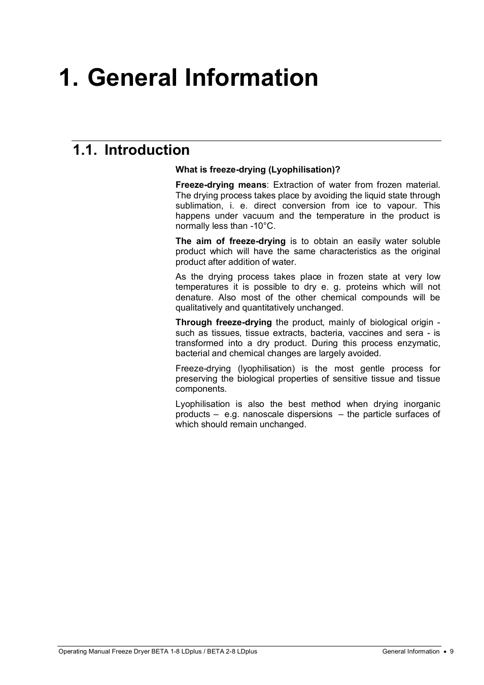 General information, Introduction | Martin Christ Beta 2-8 LDplus User Manual | Page 9 / 89