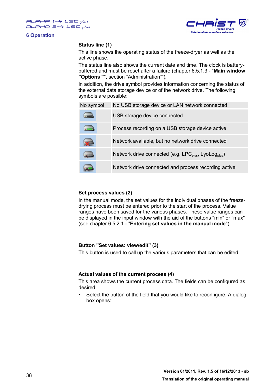 Martin Christ Alpha 2-4 LSCplus User Manual | Page 38 / 121
