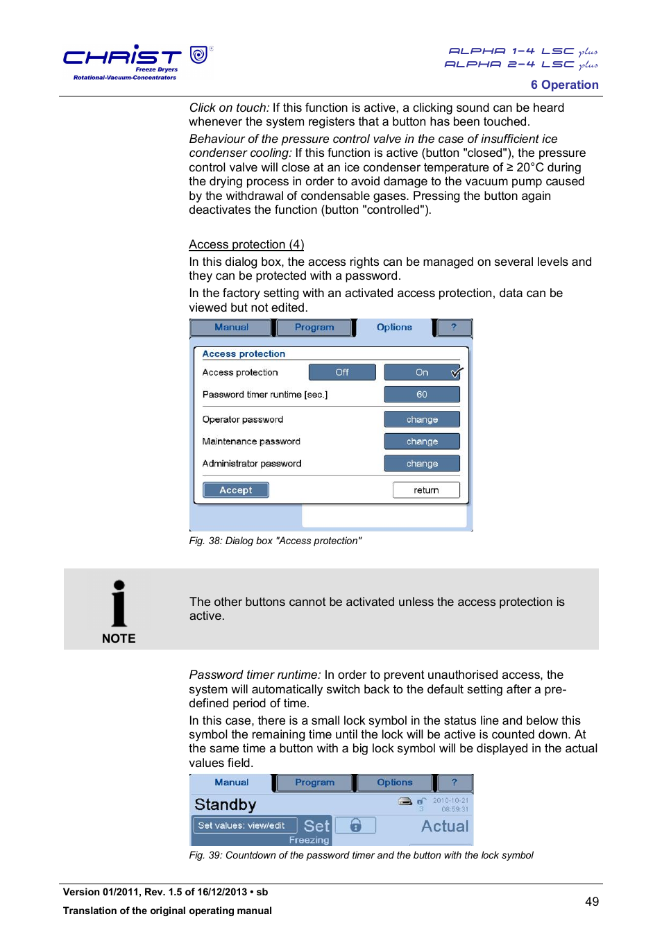 Martin Christ Alpha 2-4 LSCplus User Manual | Page 49 / 121