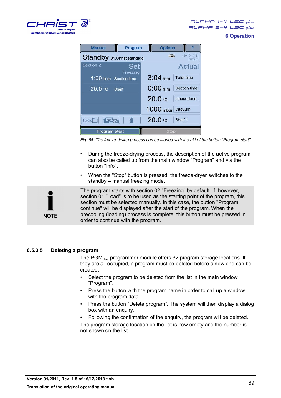 Martin Christ Alpha 2-4 LSCplus User Manual | Page 69 / 121