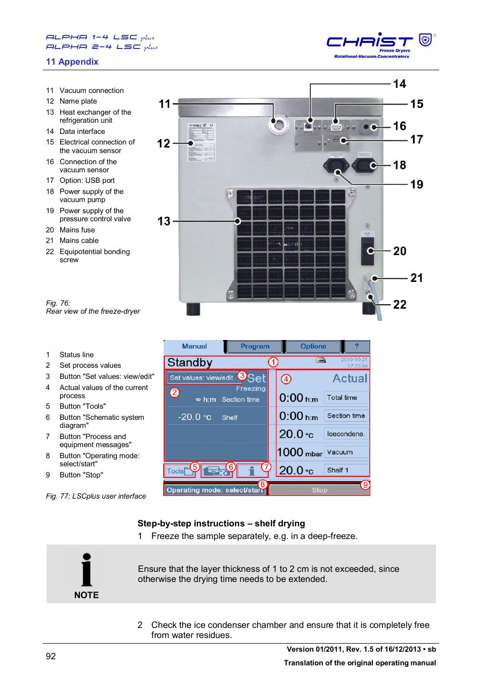 Martin Christ Alpha 2-4 LSCplus User Manual | Page 92 / 121