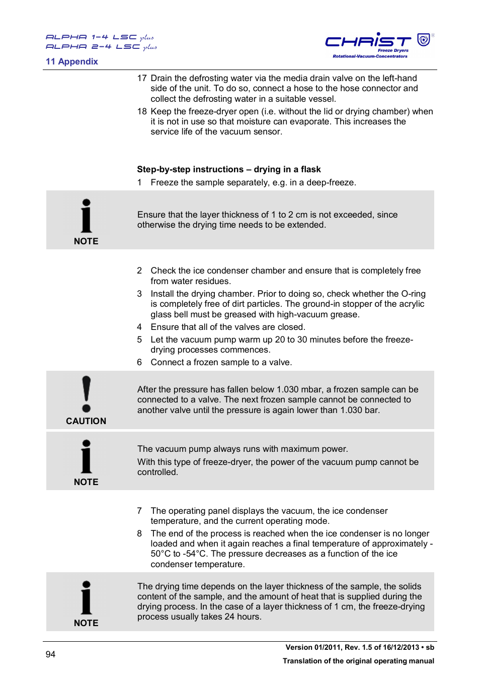 Martin Christ Alpha 2-4 LSCplus User Manual | Page 94 / 121