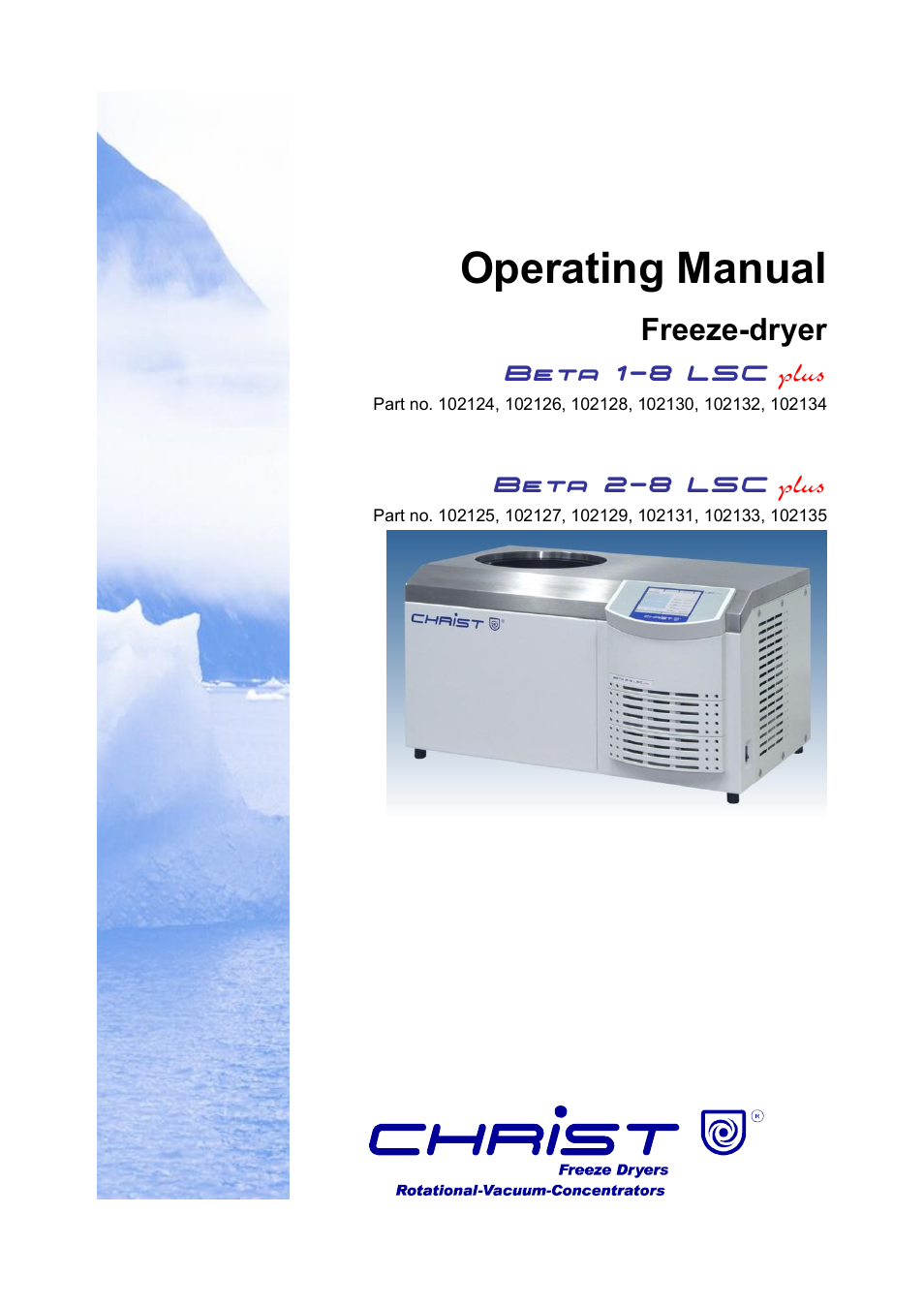 Martin Christ Beta 2-8 LSCplus User Manual | 121 pages