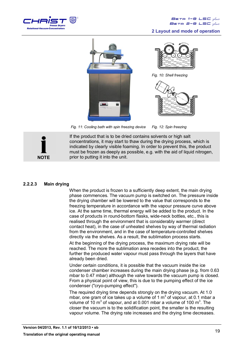 Martin Christ Beta 2-8 LSCplus User Manual | Page 19 / 121
