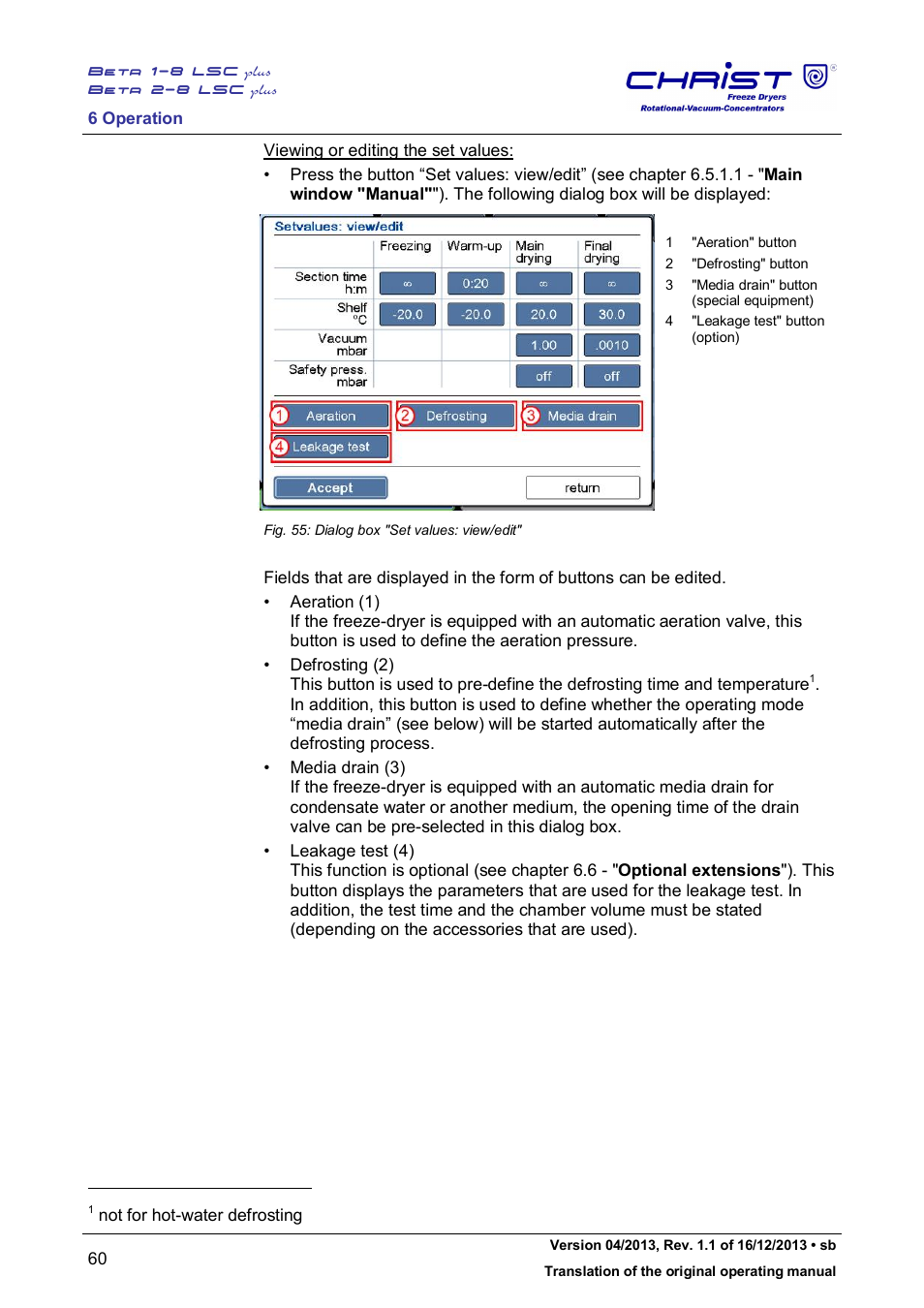 Martin Christ Beta 2-8 LSCplus User Manual | Page 60 / 121