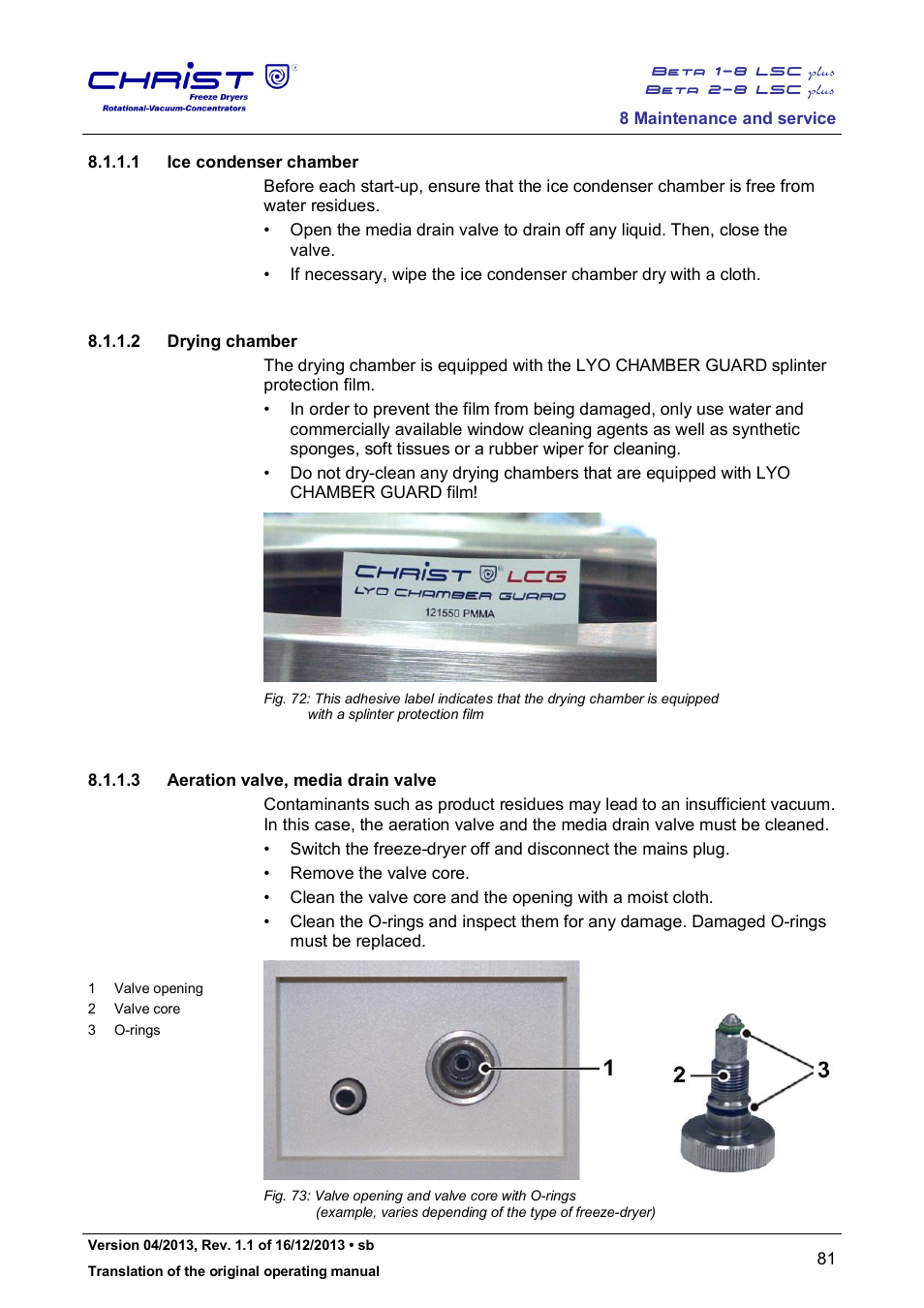 Martin Christ Beta 2-8 LSCplus User Manual | Page 81 / 121