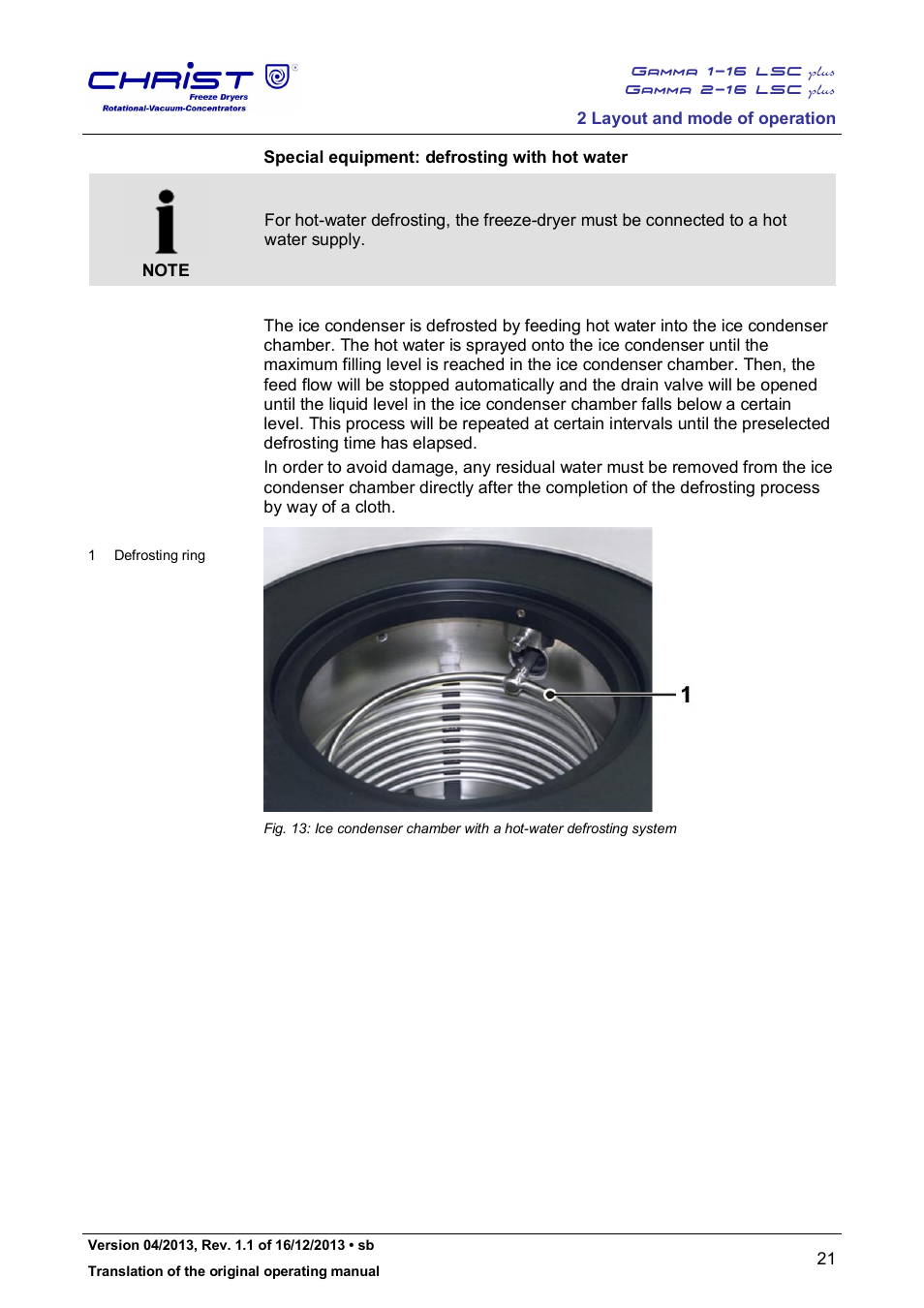 Martin Christ Gamma 2-16 LSCplus User Manual | Page 21 / 121