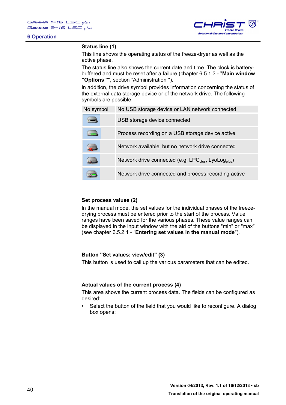 Martin Christ Gamma 2-16 LSCplus User Manual | Page 40 / 121