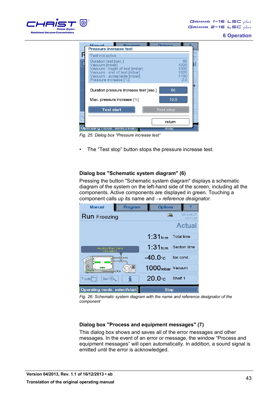 Martin Christ Gamma 2-16 LSCplus User Manual | Page 43 / 121