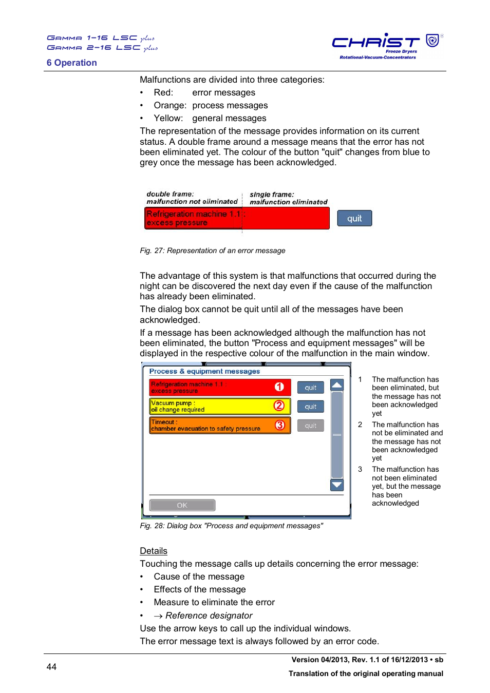 Martin Christ Gamma 2-16 LSCplus User Manual | Page 44 / 121