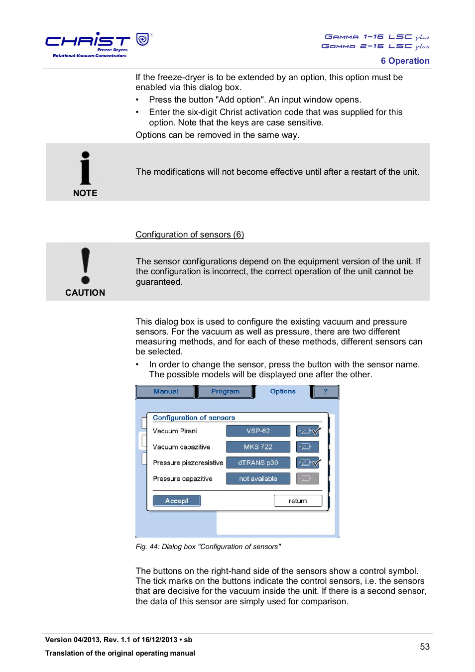 Martin Christ Gamma 2-16 LSCplus User Manual | Page 53 / 121