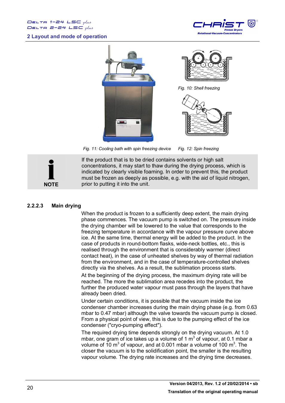 Martin Christ Delta 2-24 LSCplus User Manual | Page 20 / 127