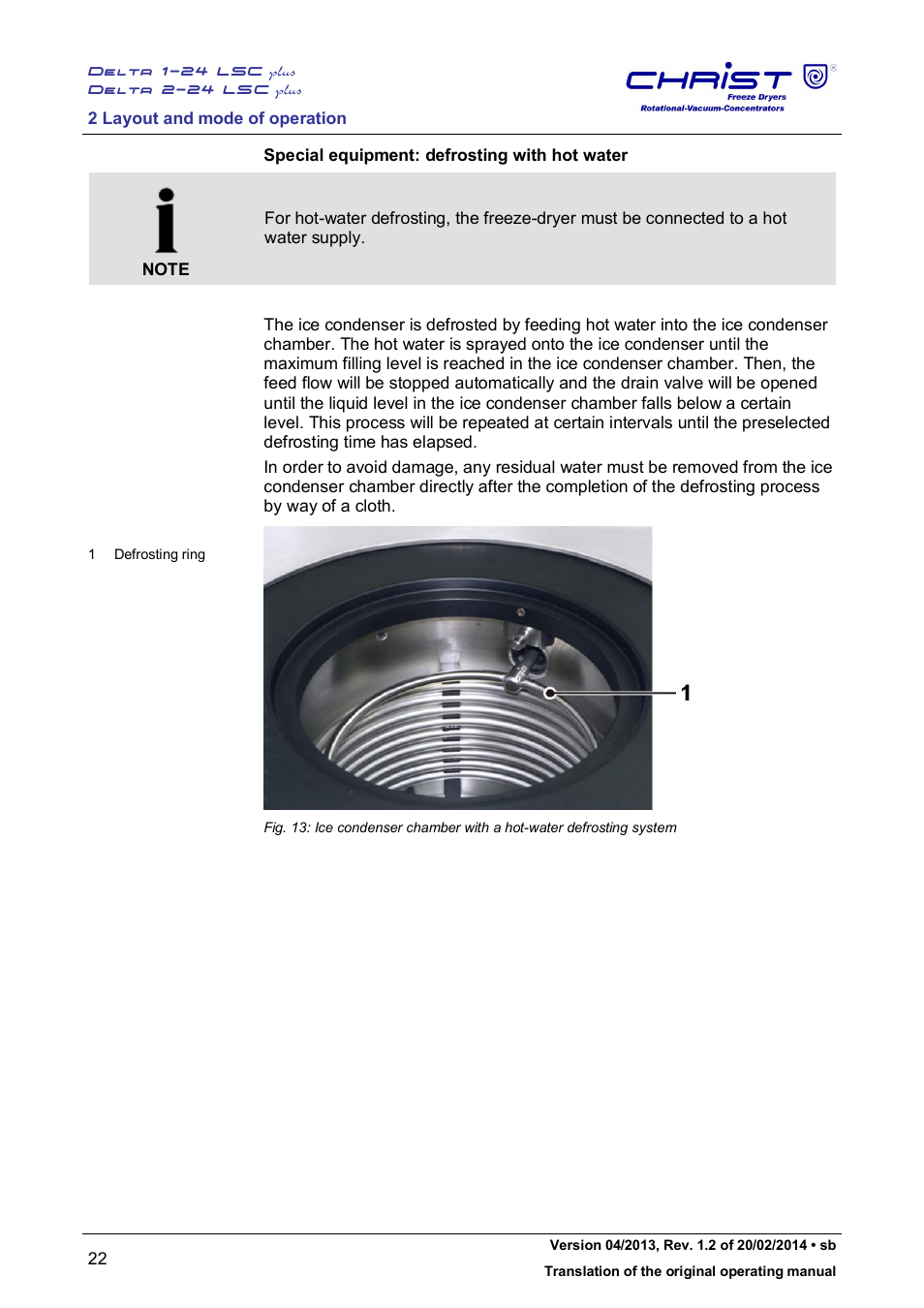 Martin Christ Delta 2-24 LSCplus User Manual | Page 22 / 127