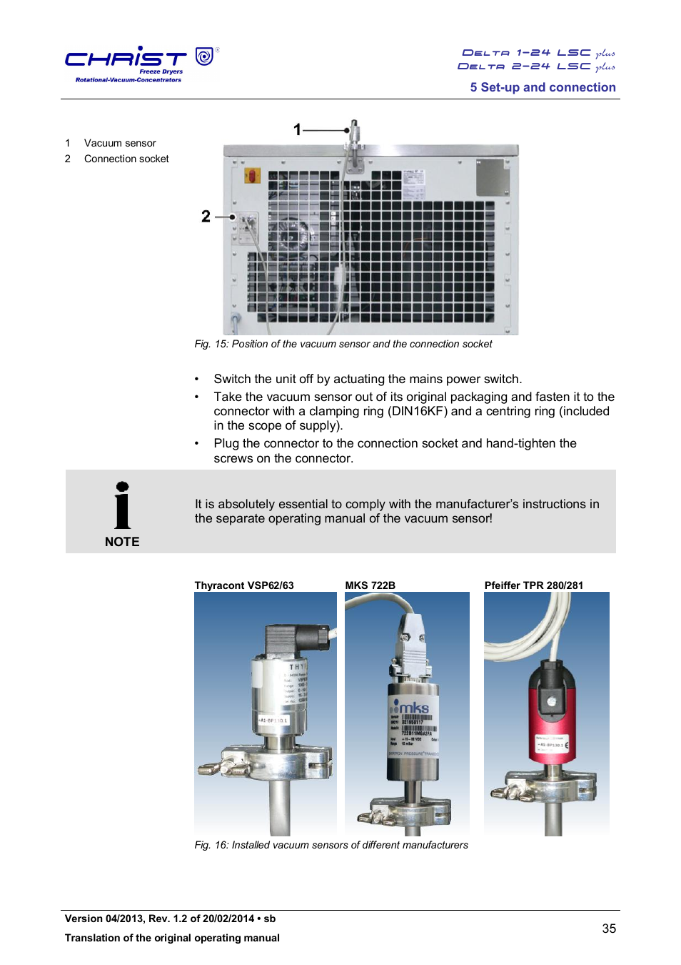 Martin Christ Delta 2-24 LSCplus User Manual | Page 35 / 127