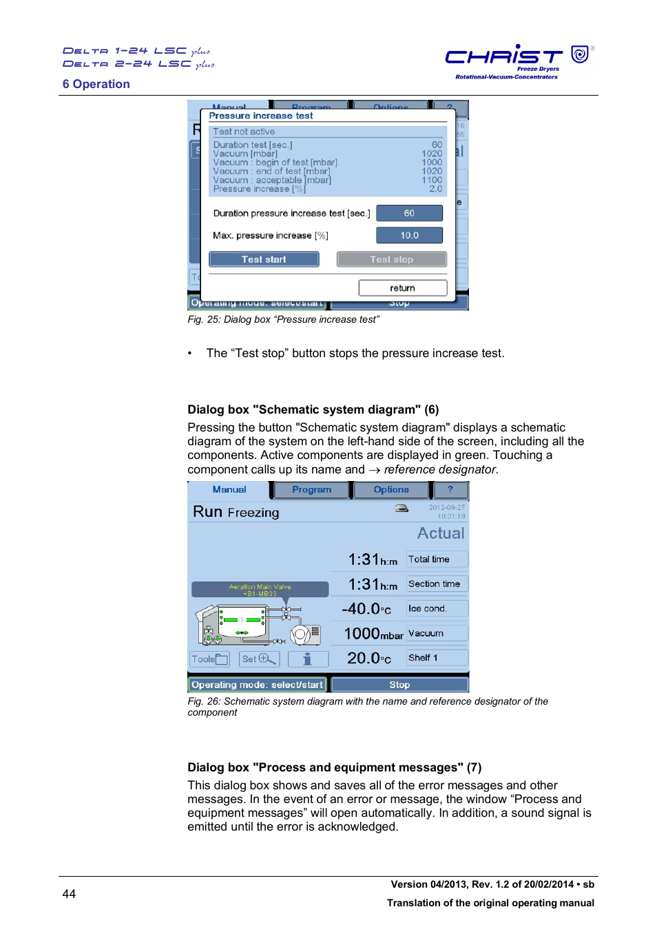 Martin Christ Delta 2-24 LSCplus User Manual | Page 44 / 127