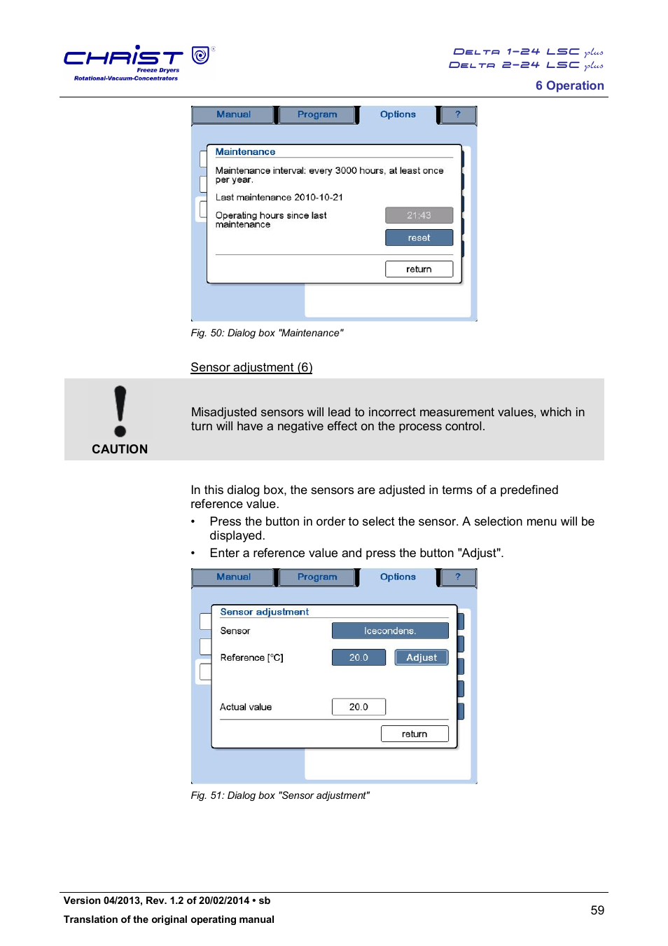 Martin Christ Delta 2-24 LSCplus User Manual | Page 59 / 127