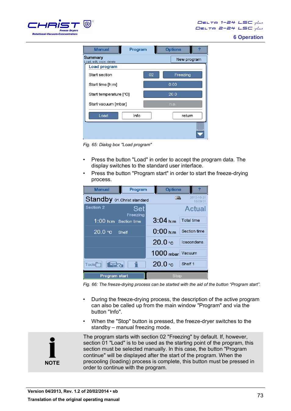 Martin Christ Delta 2-24 LSCplus User Manual | Page 73 / 127