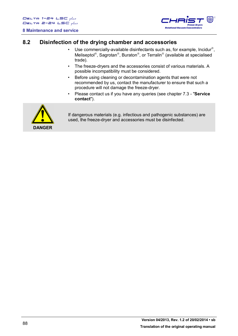 Martin Christ Delta 2-24 LSCplus User Manual | Page 88 / 127