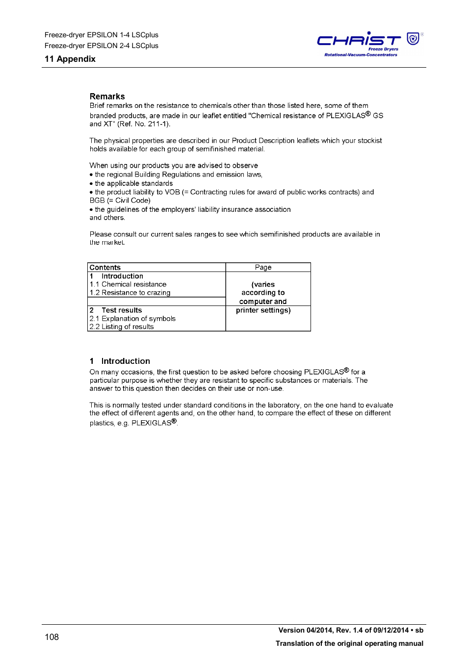Martin Christ Epsilon 2-4 LSCplus User Manual | Page 108 / 131