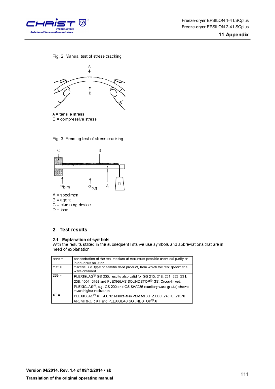 Martin Christ Epsilon 2-4 LSCplus User Manual | Page 111 / 131