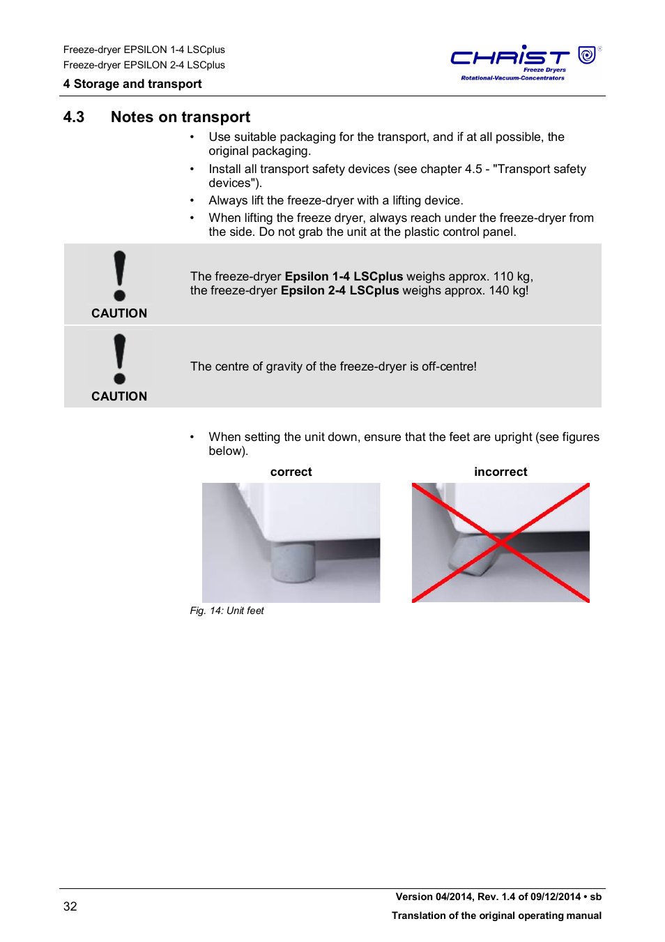 Martin Christ Epsilon 2-4 LSCplus User Manual | Page 32 / 131