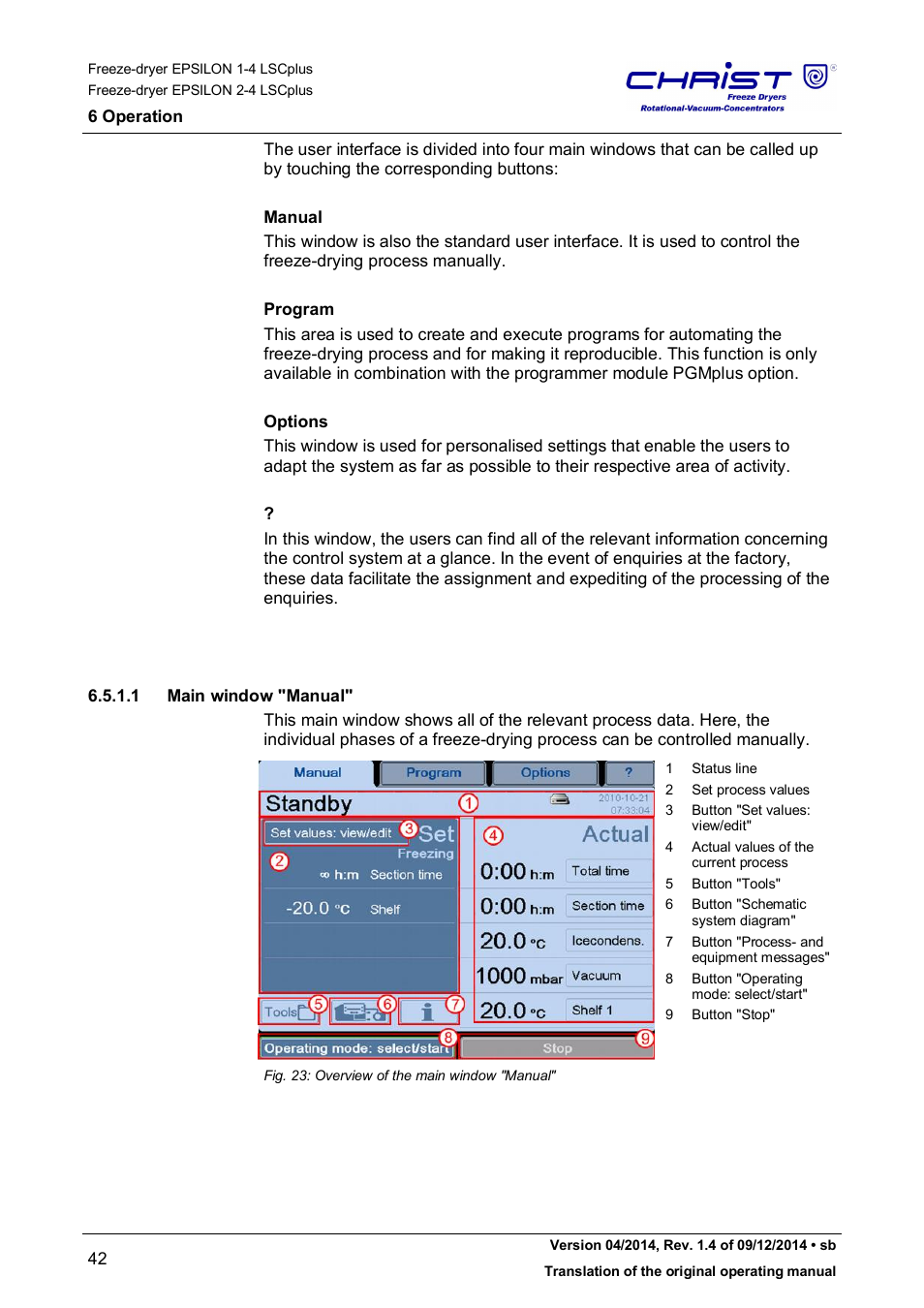 Martin Christ Epsilon 2-4 LSCplus User Manual | Page 42 / 131