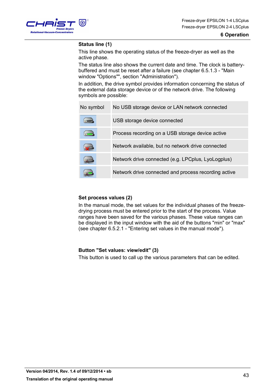 Martin Christ Epsilon 2-4 LSCplus User Manual | Page 43 / 131