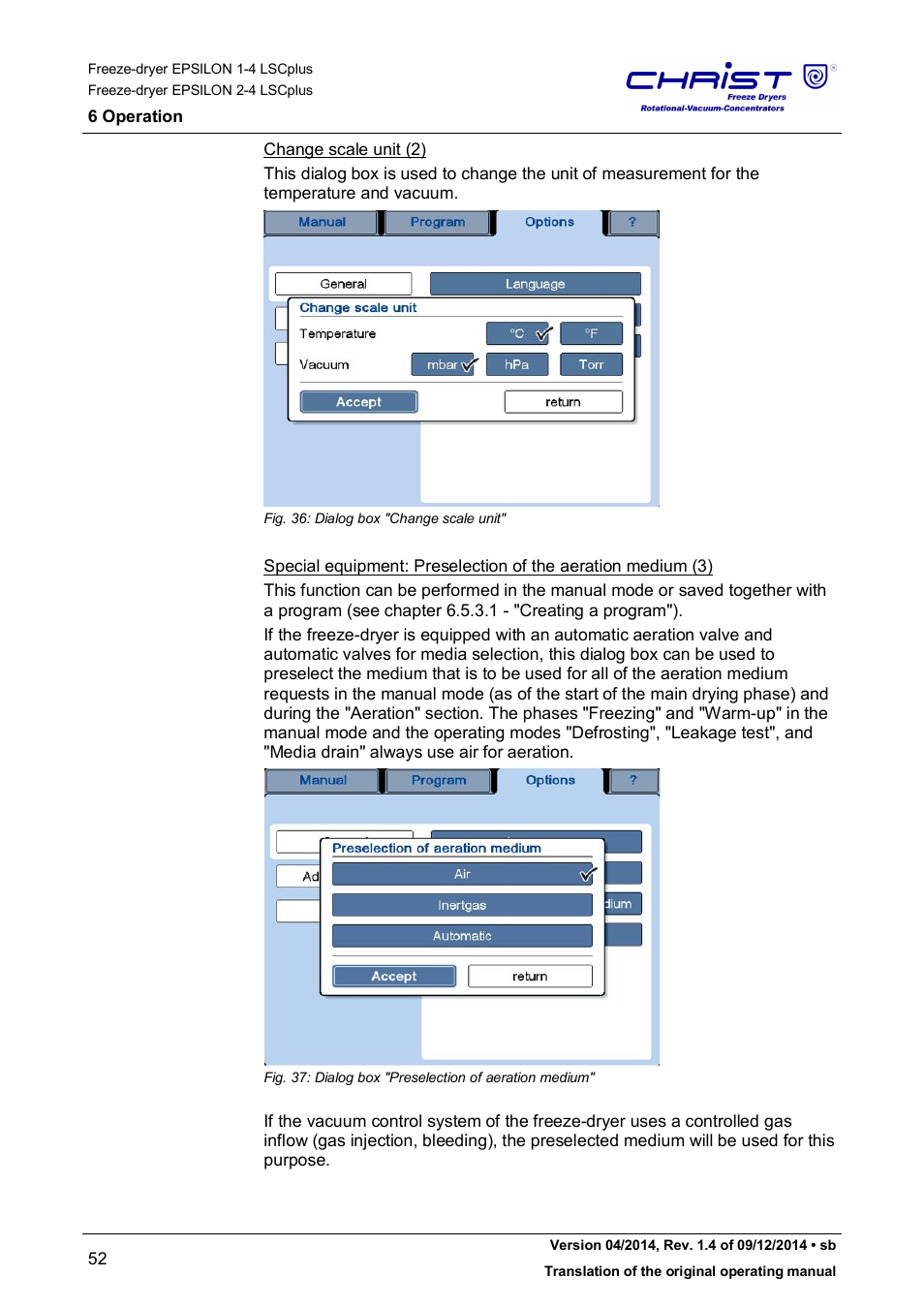 Martin Christ Epsilon 2-4 LSCplus User Manual | Page 52 / 131