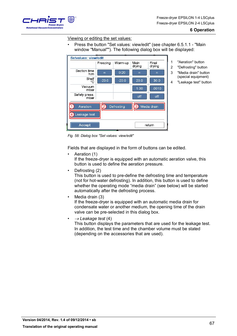 Martin Christ Epsilon 2-4 LSCplus User Manual | Page 67 / 131