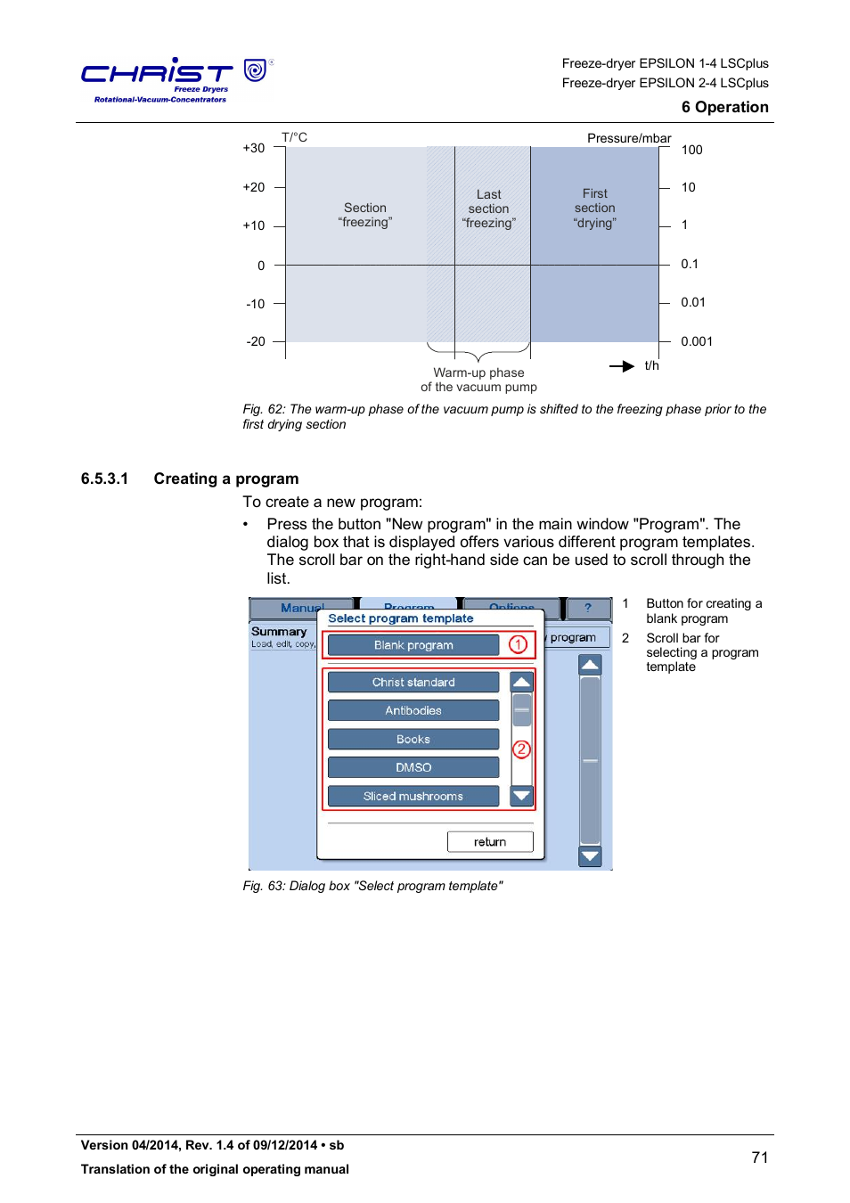 Martin Christ Epsilon 2-4 LSCplus User Manual | Page 71 / 131