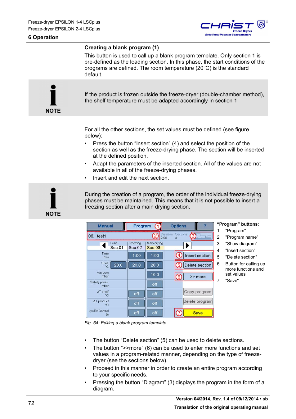 Martin Christ Epsilon 2-4 LSCplus User Manual | Page 72 / 131