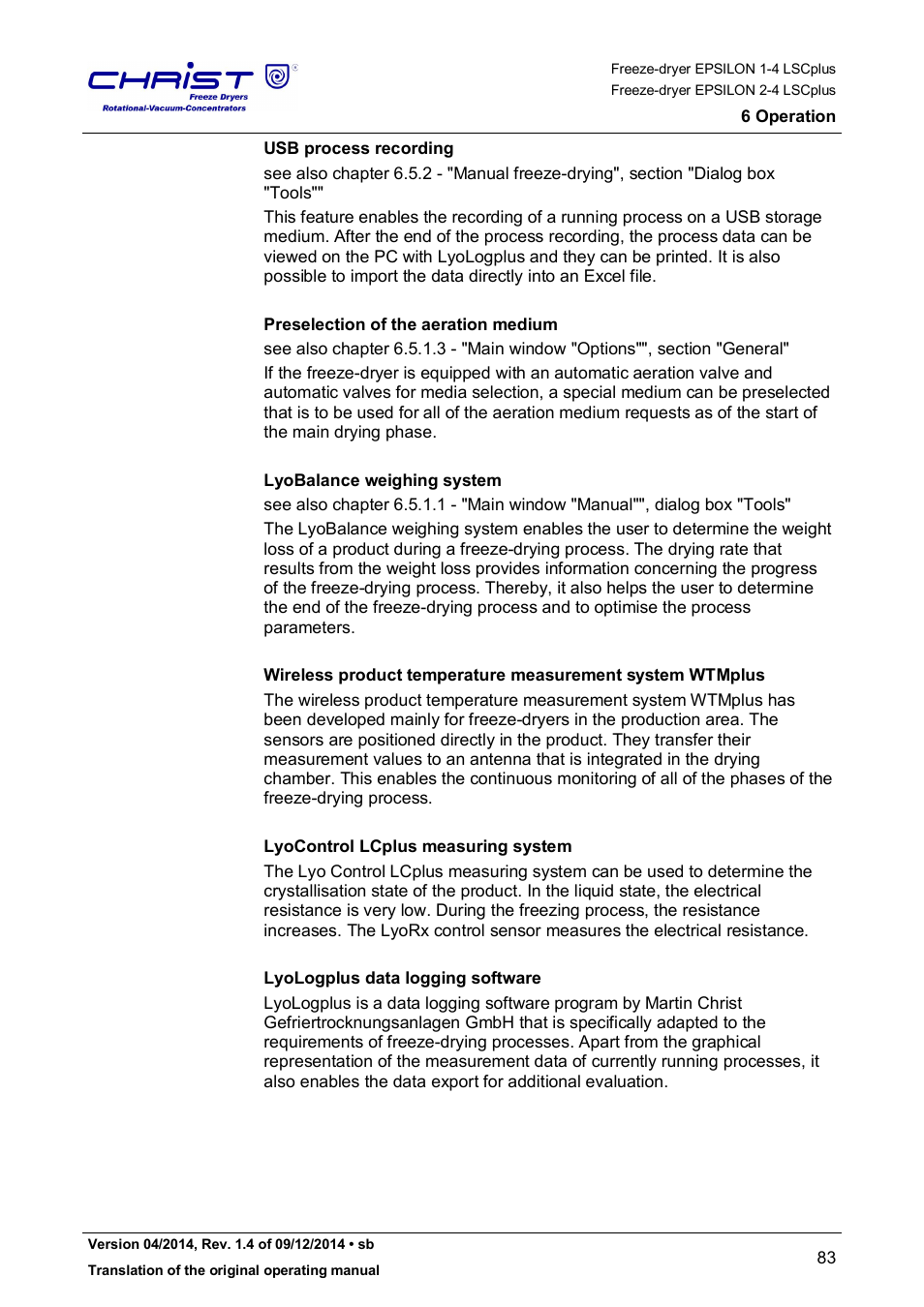 Martin Christ Epsilon 2-4 LSCplus User Manual | Page 83 / 131