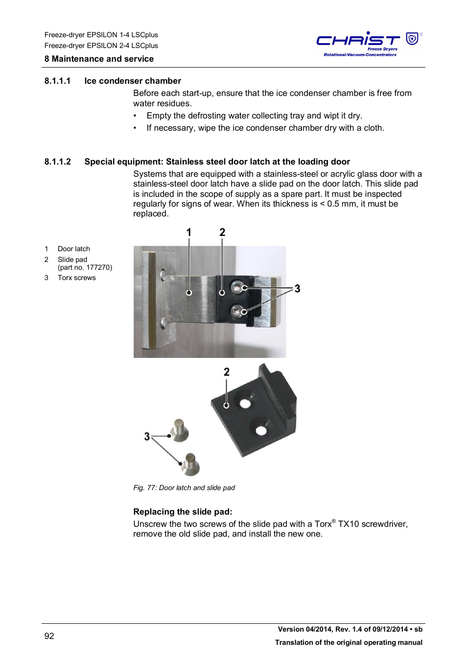 Martin Christ Epsilon 2-4 LSCplus User Manual | Page 92 / 131