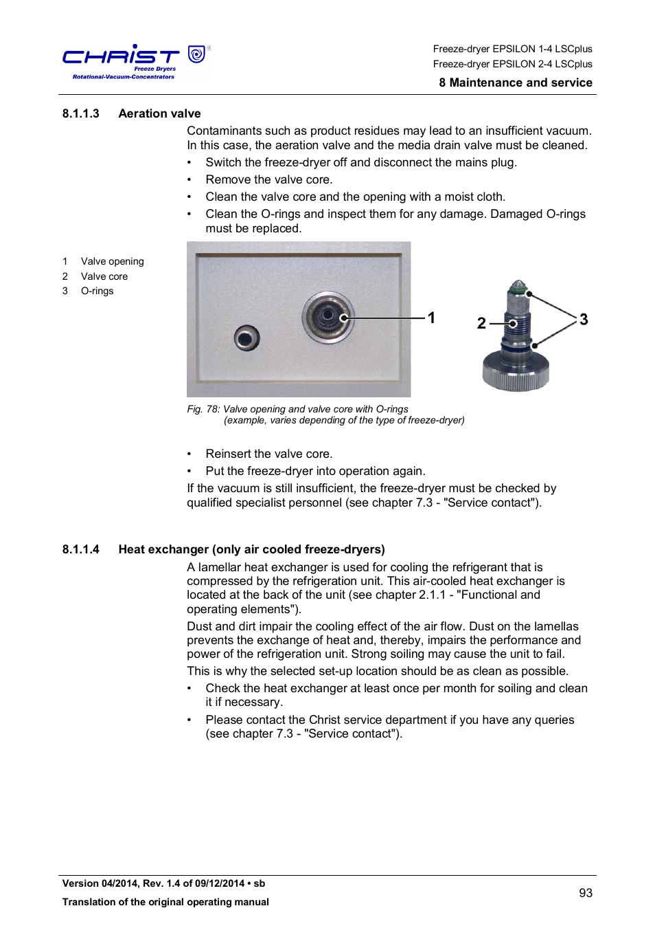 Martin Christ Epsilon 2-4 LSCplus User Manual | Page 93 / 131