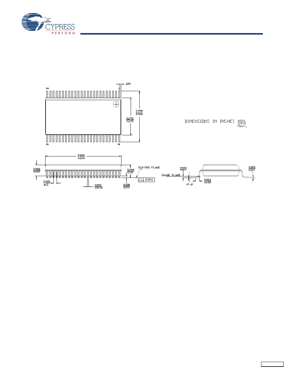 Package diagrams | Cypress CY14B101L User Manual | Page 16 / 18