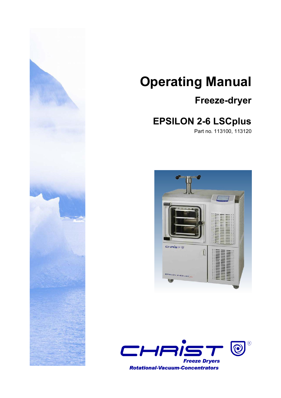 Martin Christ Epsilon 2-6D LSCplus User Manual | 135 pages