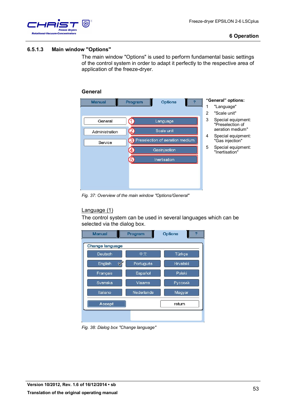 Martin Christ Epsilon 2-6D LSCplus User Manual | Page 53 / 135