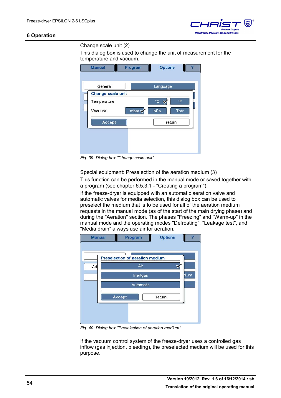 Martin Christ Epsilon 2-6D LSCplus User Manual | Page 54 / 135