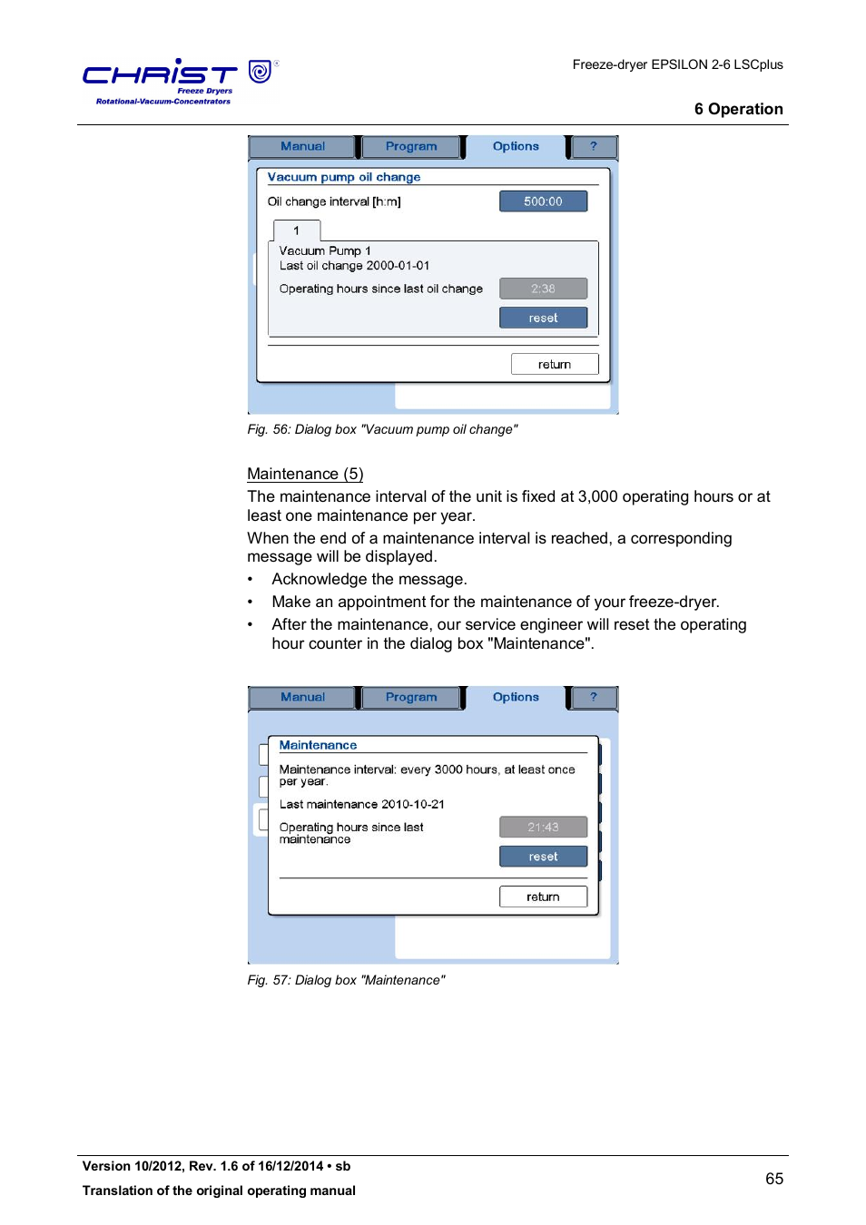 Martin Christ Epsilon 2-6D LSCplus User Manual | Page 65 / 135