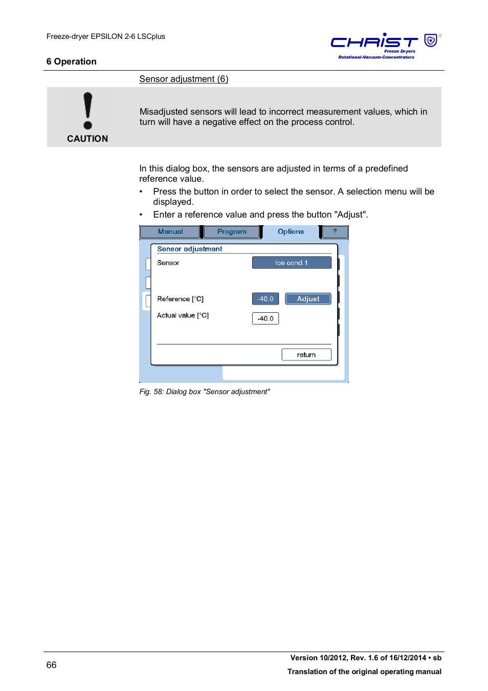 Martin Christ Epsilon 2-6D LSCplus User Manual | Page 66 / 135