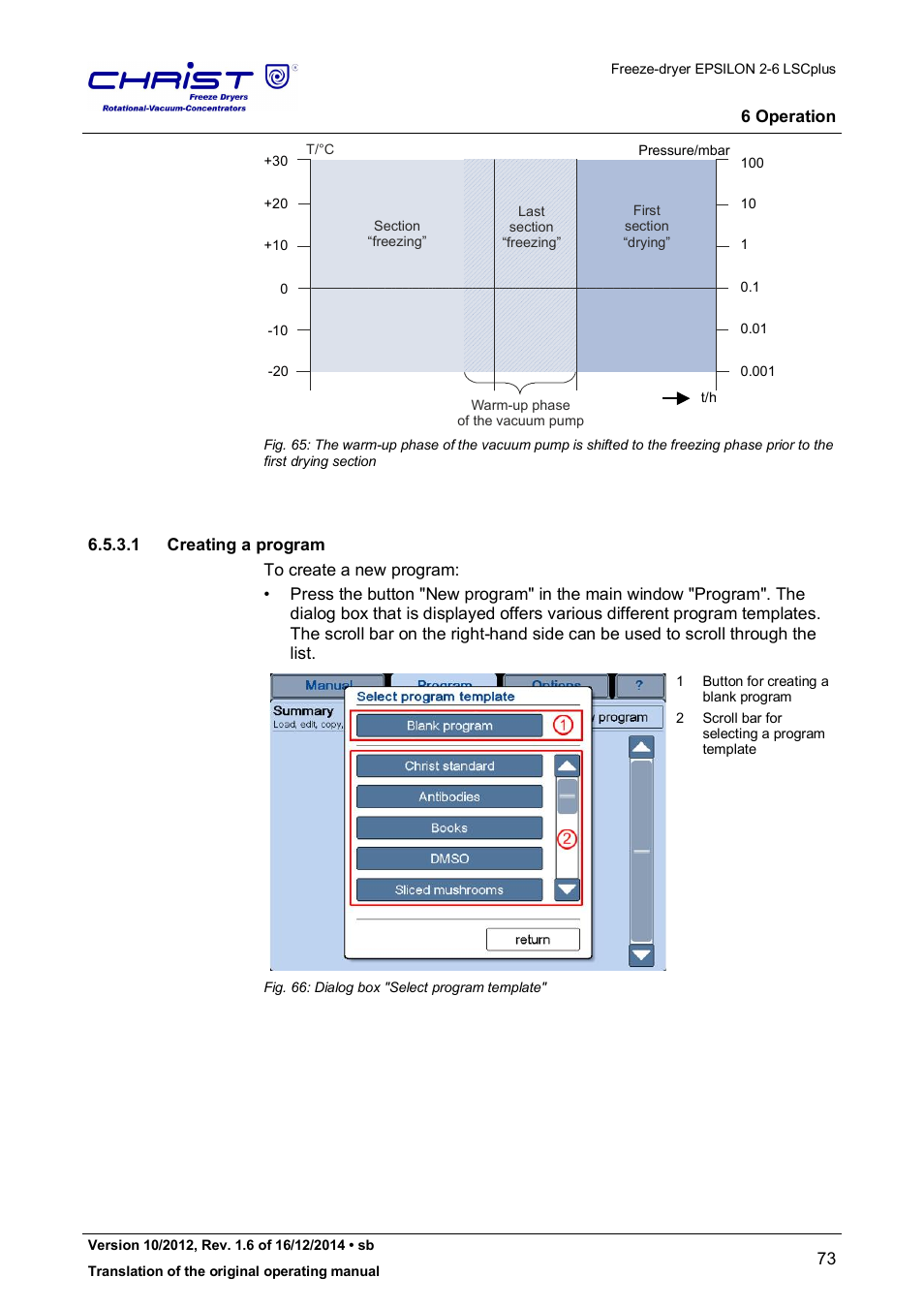 Martin Christ Epsilon 2-6D LSCplus User Manual | Page 73 / 135