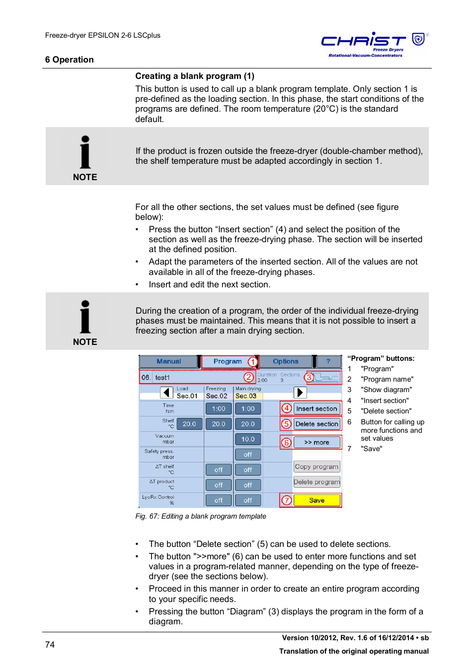 Martin Christ Epsilon 2-6D LSCplus User Manual | Page 74 / 135
