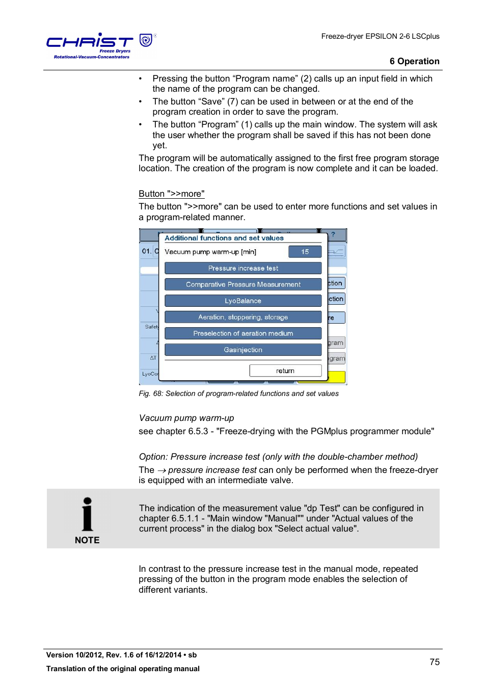 Martin Christ Epsilon 2-6D LSCplus User Manual | Page 75 / 135