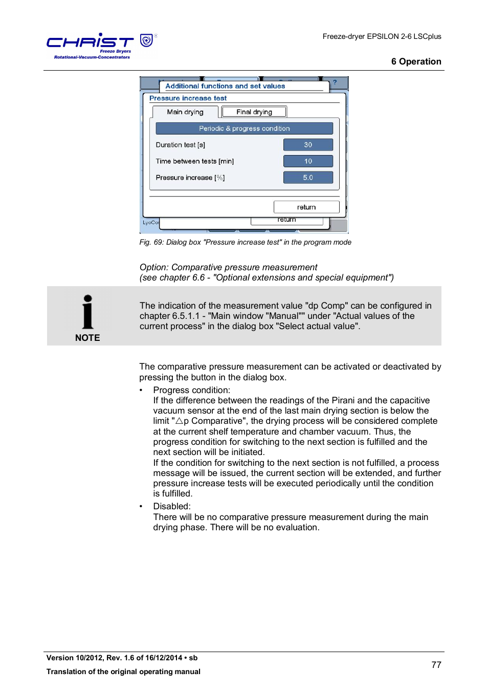 Martin Christ Epsilon 2-6D LSCplus User Manual | Page 77 / 135