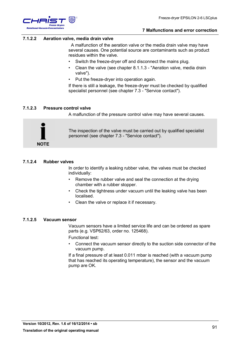 Martin Christ Epsilon 2-6D LSCplus User Manual | Page 91 / 135