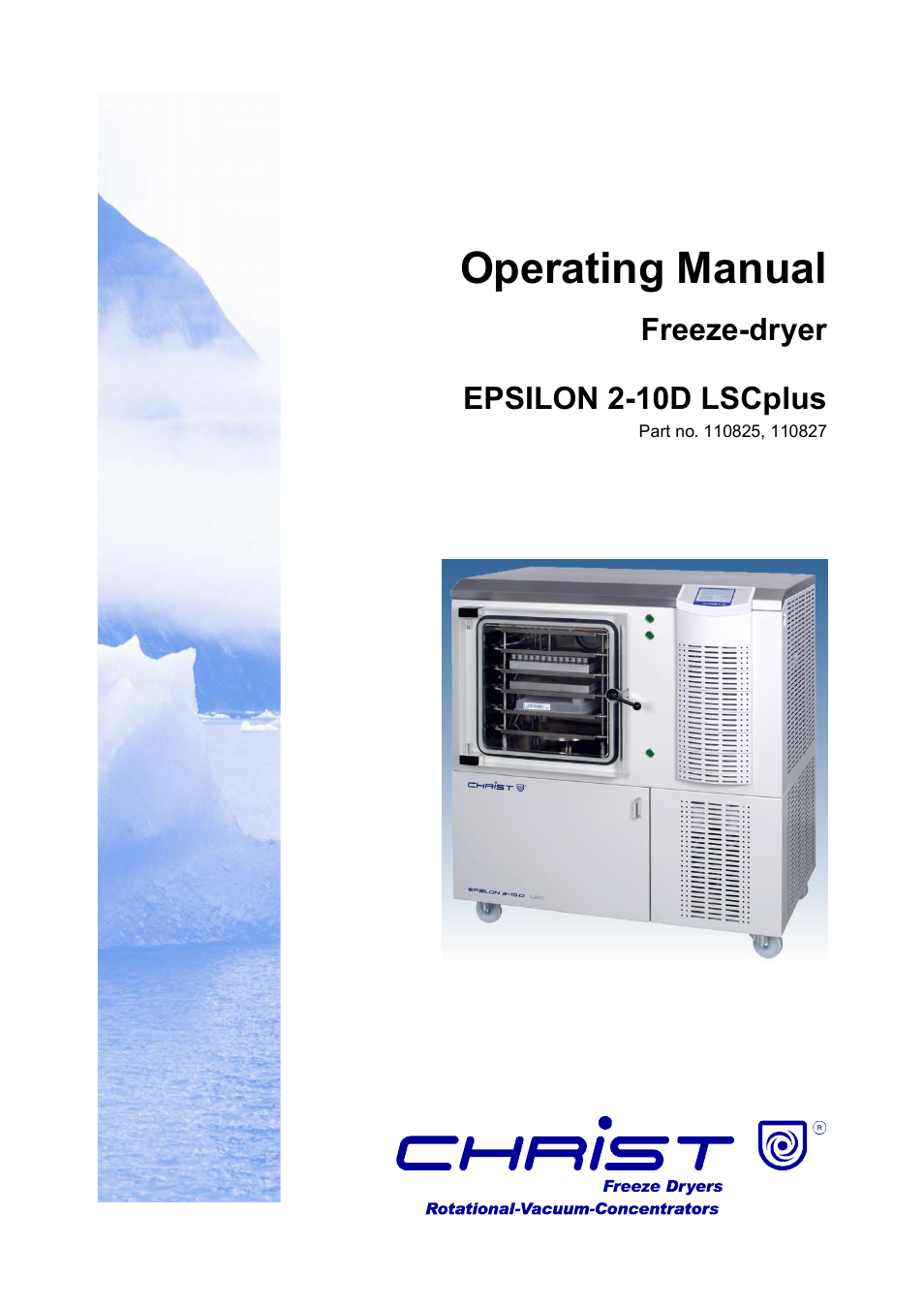 Martin Christ Epsilon 2-10D LSCplus User Manual | 135 pages