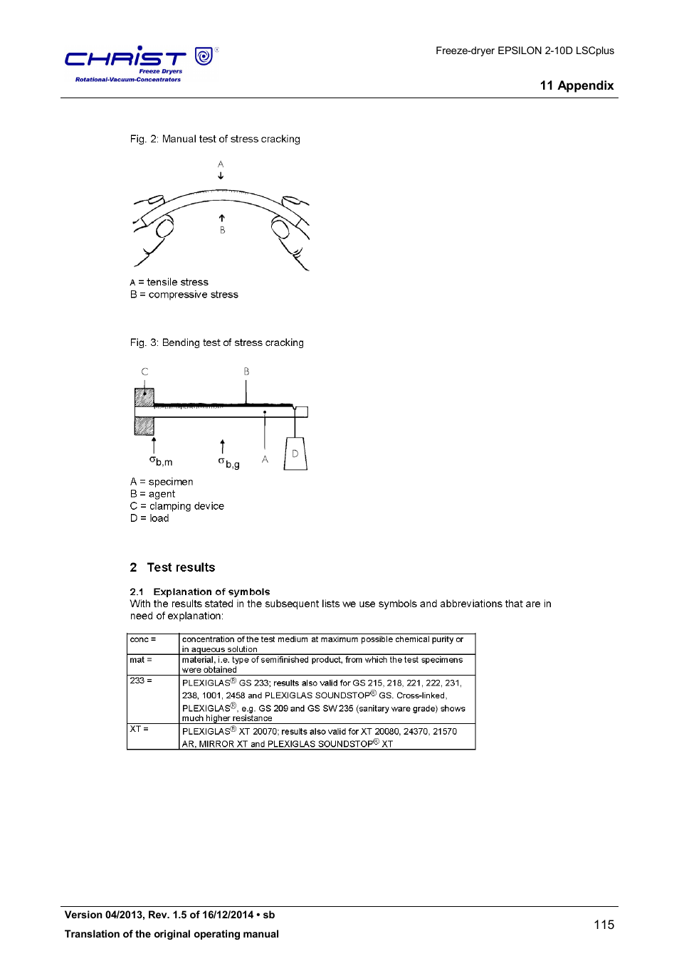 Martin Christ Epsilon 2-10D LSCplus User Manual | Page 115 / 135