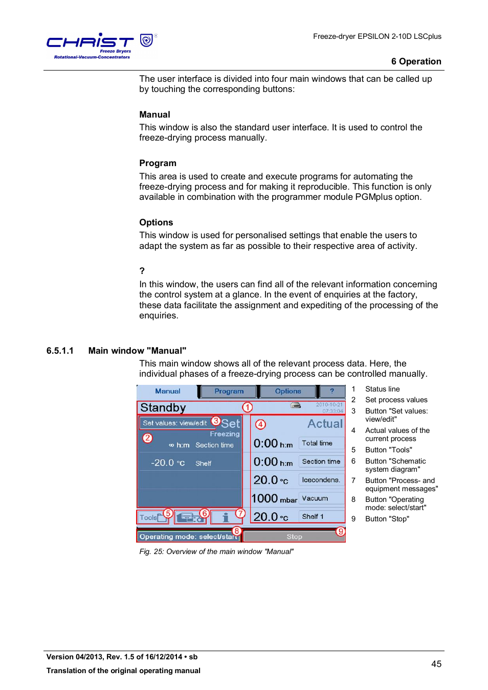 Martin Christ Epsilon 2-10D LSCplus User Manual | Page 45 / 135