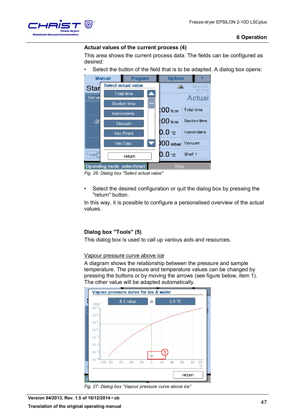 Martin Christ Epsilon 2-10D LSCplus User Manual | Page 47 / 135
